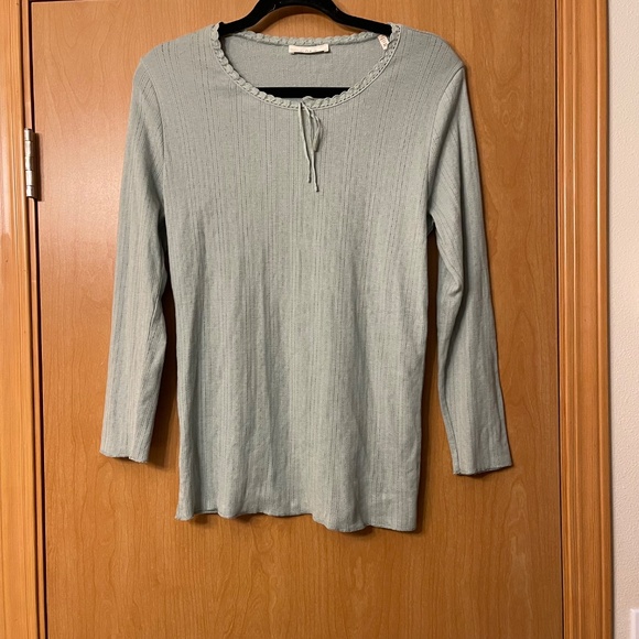 Doen Pointelle Tee - Picture 3 of 10